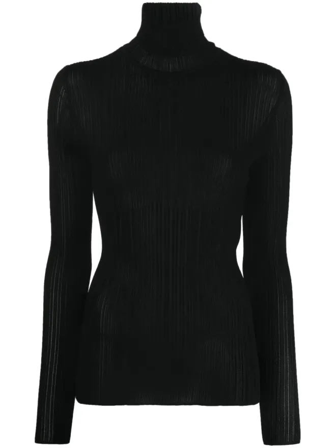 TOM FORD TOM FORD ロールネックリブ編みセーターの商品画像