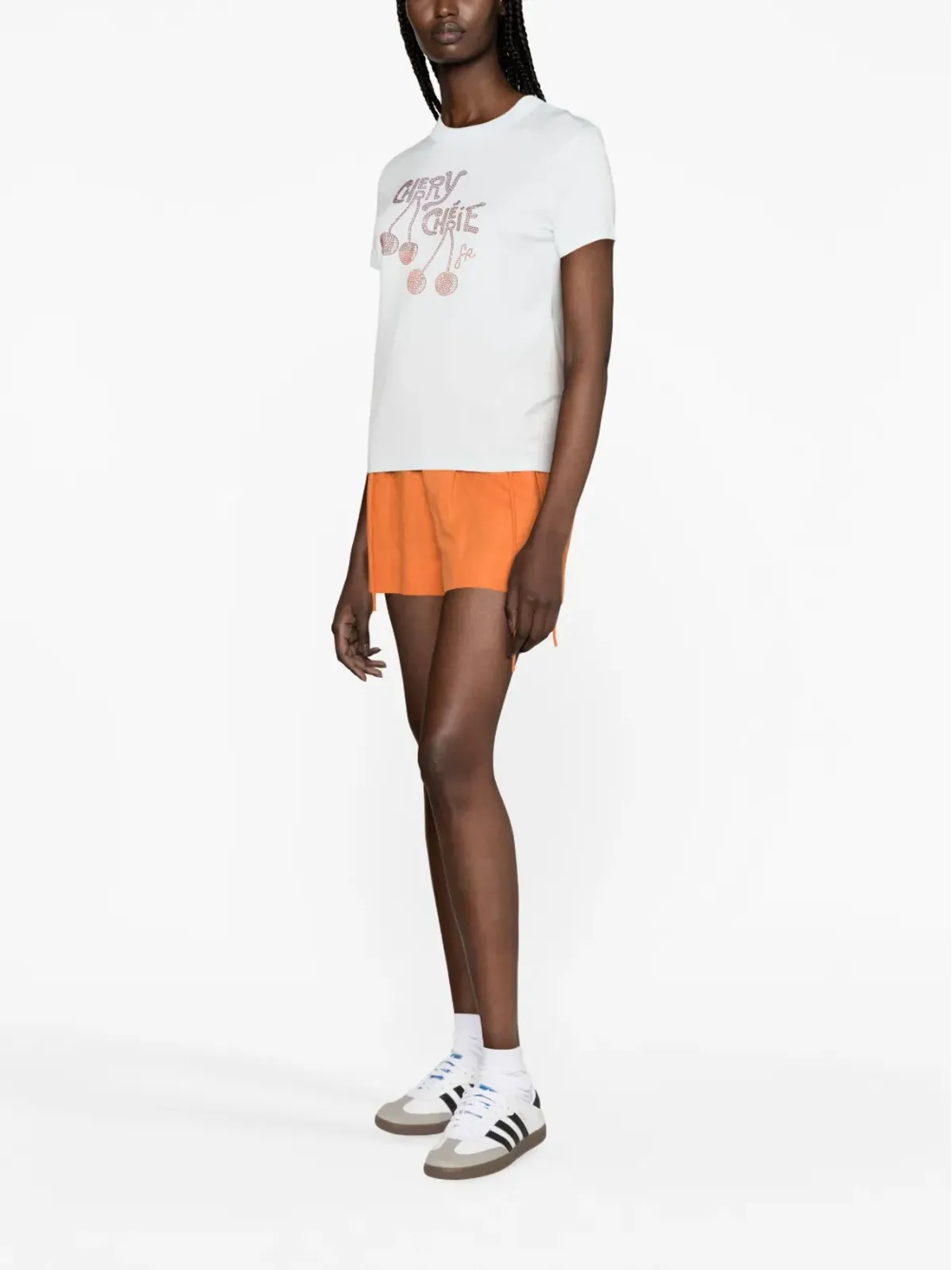 Sonia Rykiel エンベリッシュド コットン Tシャツ ブルー - 画像3