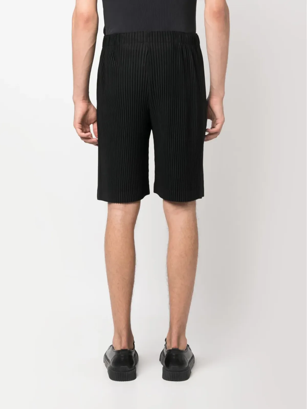 Homme Plissé Issey Miyake プリッセ・ストレートレッグ・ショーツ - 画像4