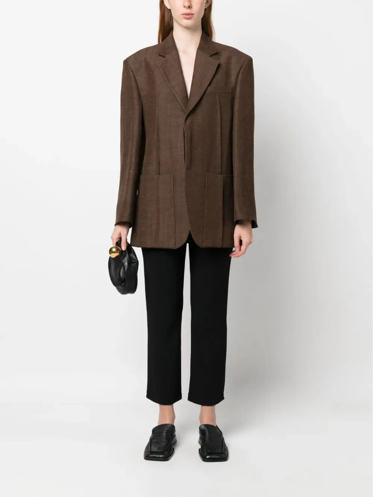 By Malene Birger ミッドライズストレートレッグ テーラードパンツ - 画像2