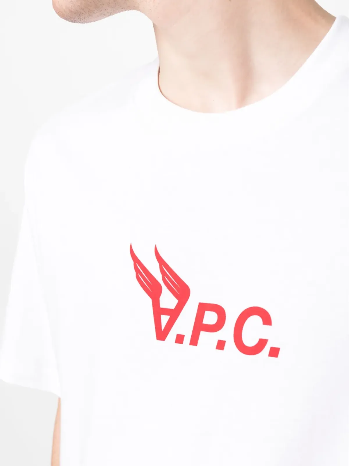 A.P.C. Hermance ロゴプリント コットンTシャツ - ホワイト - 画像5