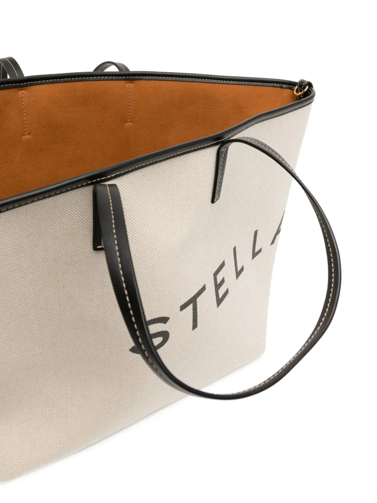 Stella McCartney ロゴプリント コットン トートバッグ - 画像5