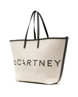 Stella McCartney ロゴプリント コットン トートバッグ - サムネイル3