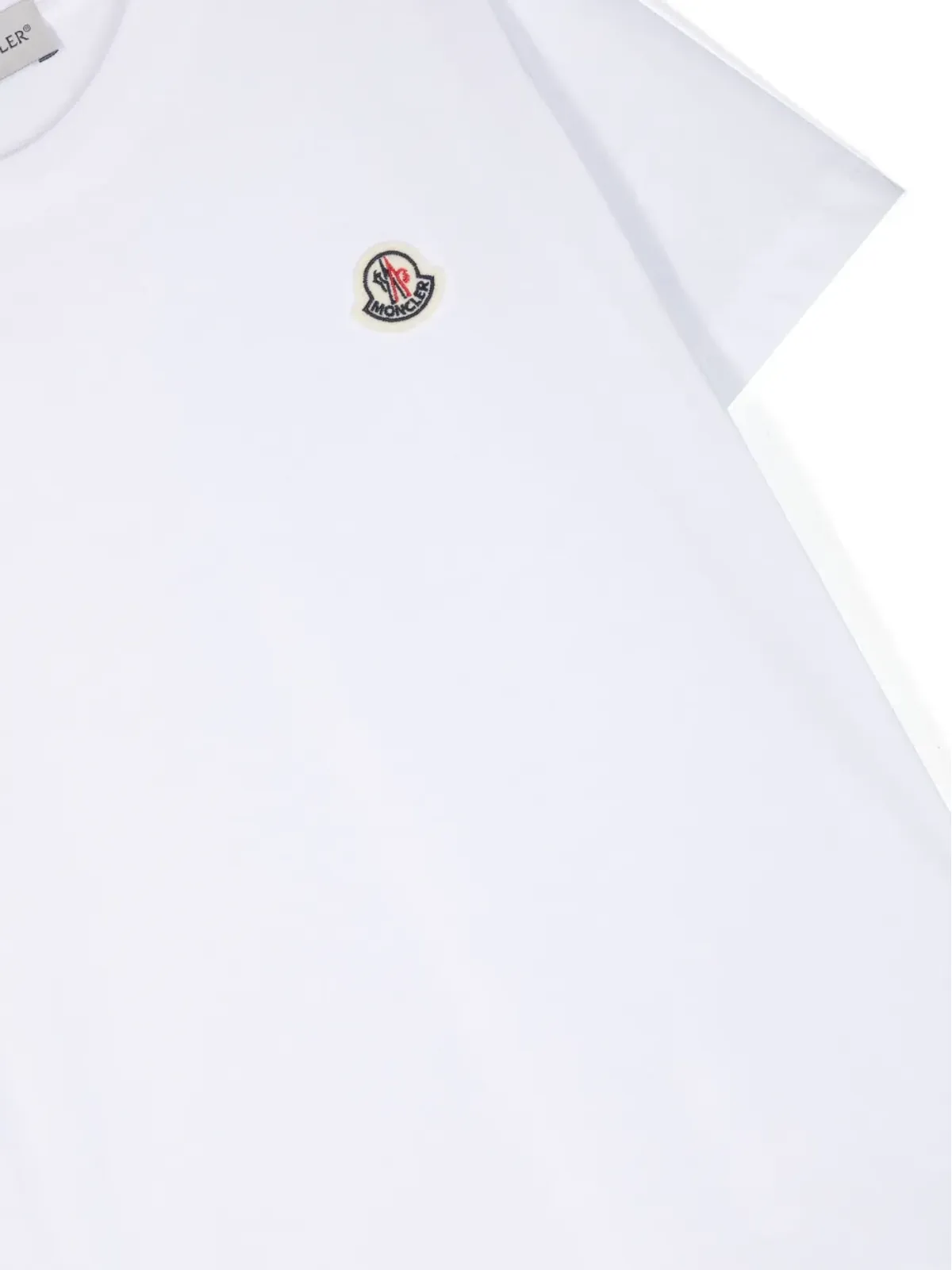 Moncler Enfant ロゴパッチ コットンTシャツ - 画像3