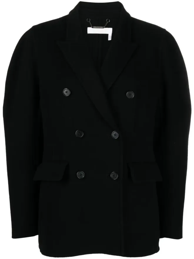 Chloe Chloé ダブルブレスト ウールブレンドジャケットの商品画像
