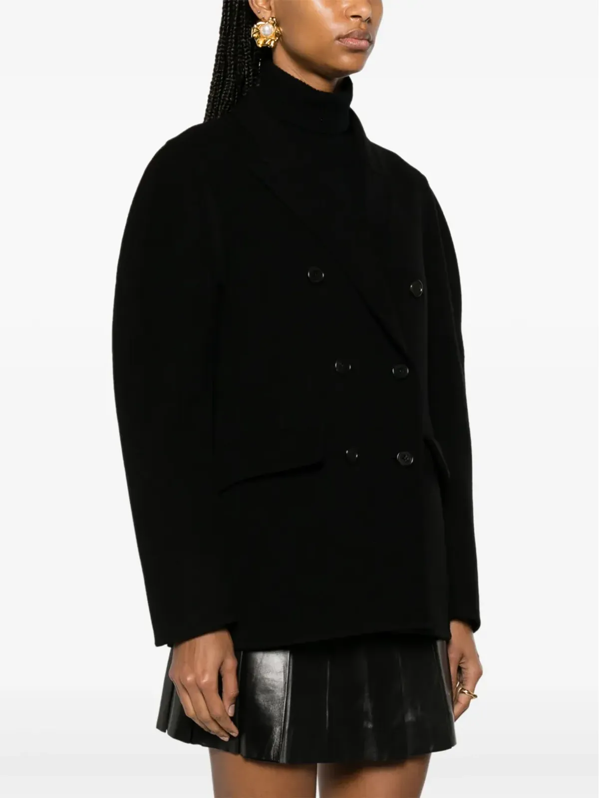 Chloé ダブルブレスト ウールブレンドジャケット - 画像3