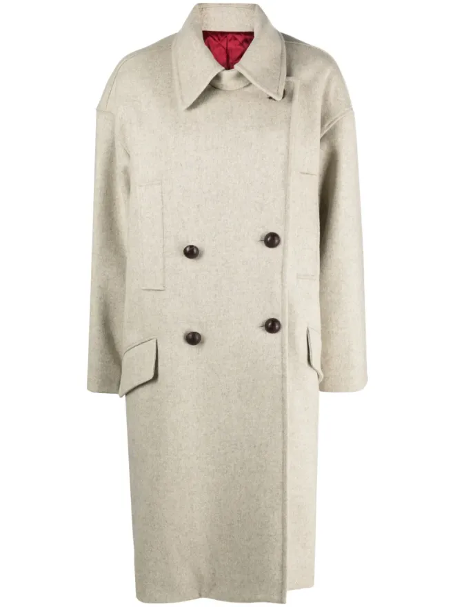 Isabel Marant ISABEL MARANT ファビオラ ダブルブレストコートの商品画像