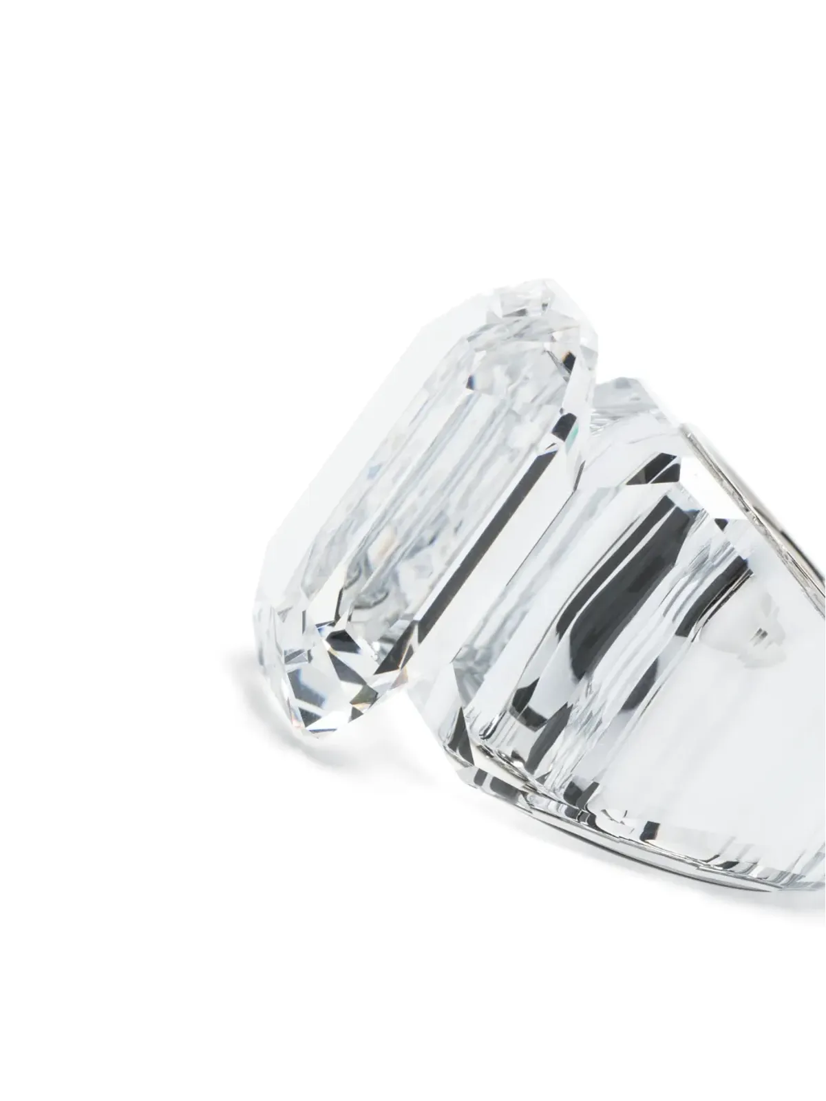 Swarovski ルセント クリスタル装飾 スターリングシルバー リング - 画像3