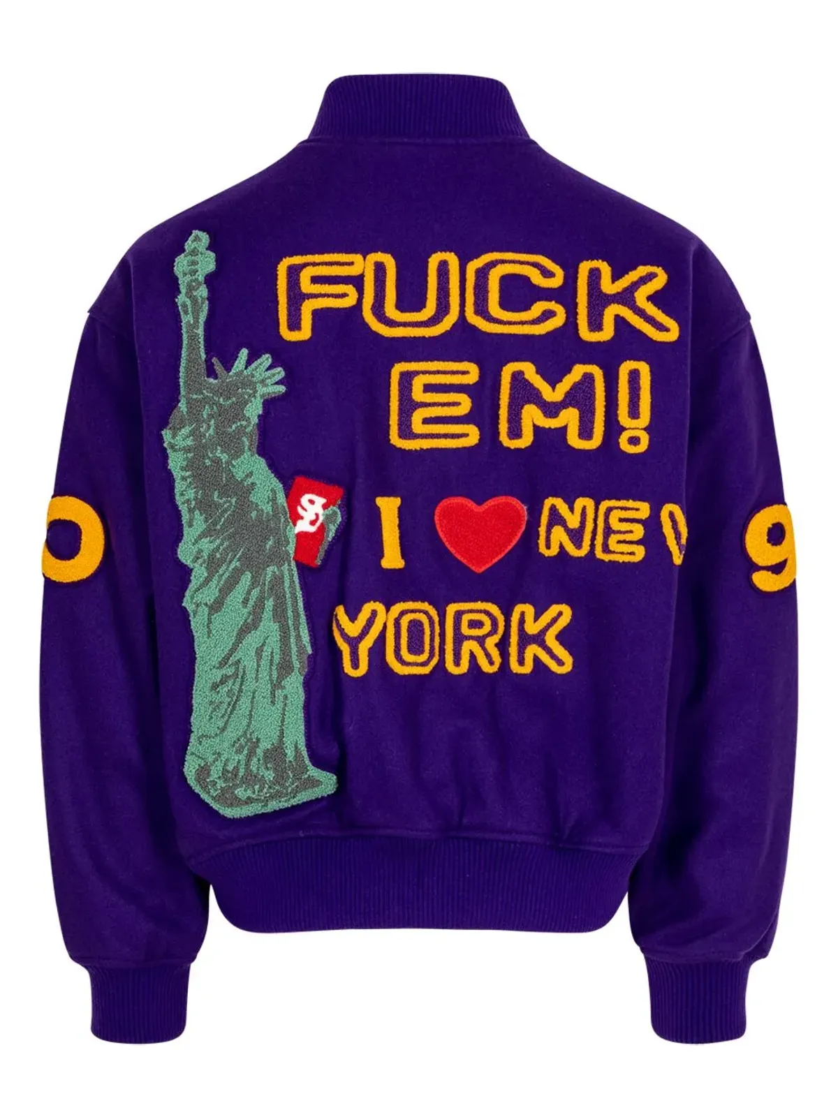 Supreme ツーリスト パープル バーシティジャケット - 画像2