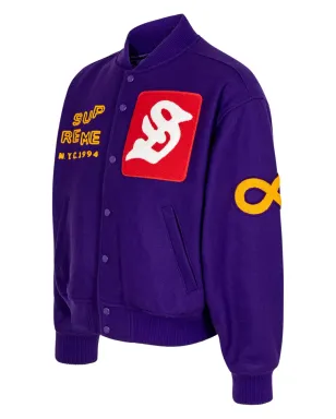 Supreme ツーリスト パープル バーシティジャケット - サムネイル3