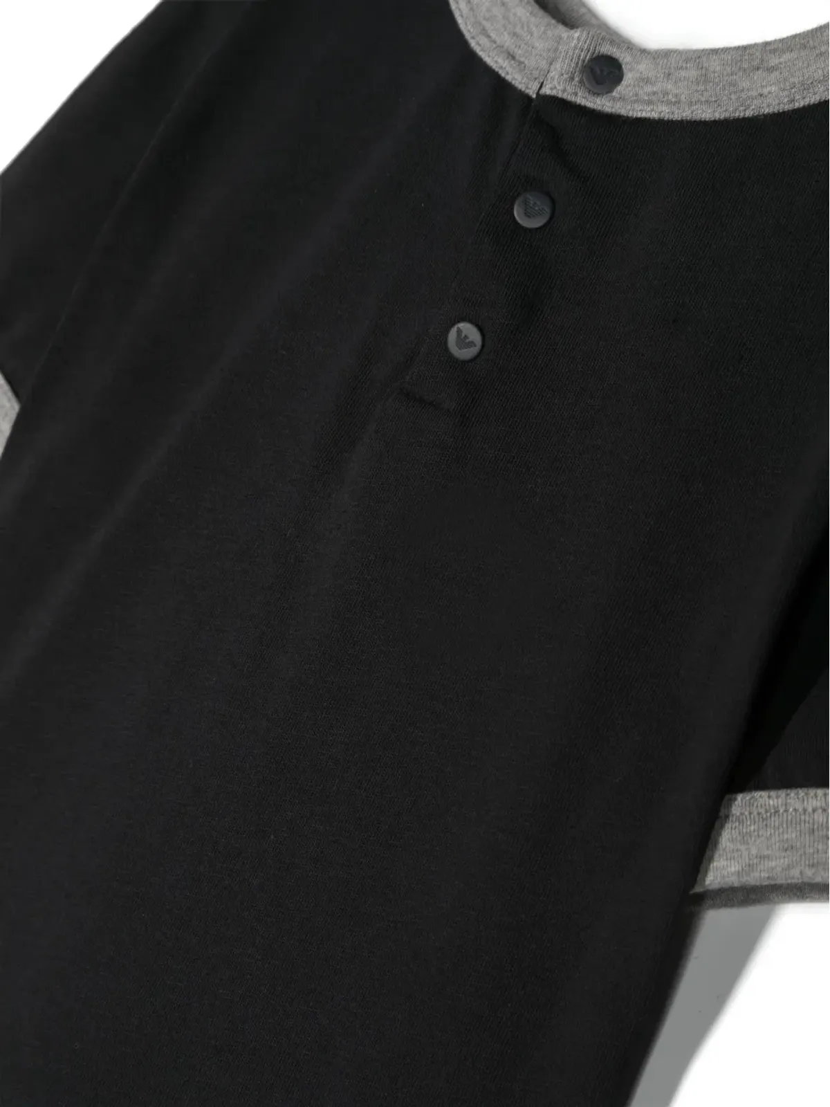 Emporio Armani Kids スマーフ柄 オーガニックコットンTシャツ ブルー - 画像3