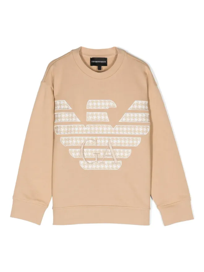 Emporio Armani Kids Emporio Armani Kids 刺繍ロゴ コットン スウェットシャツの商品画像