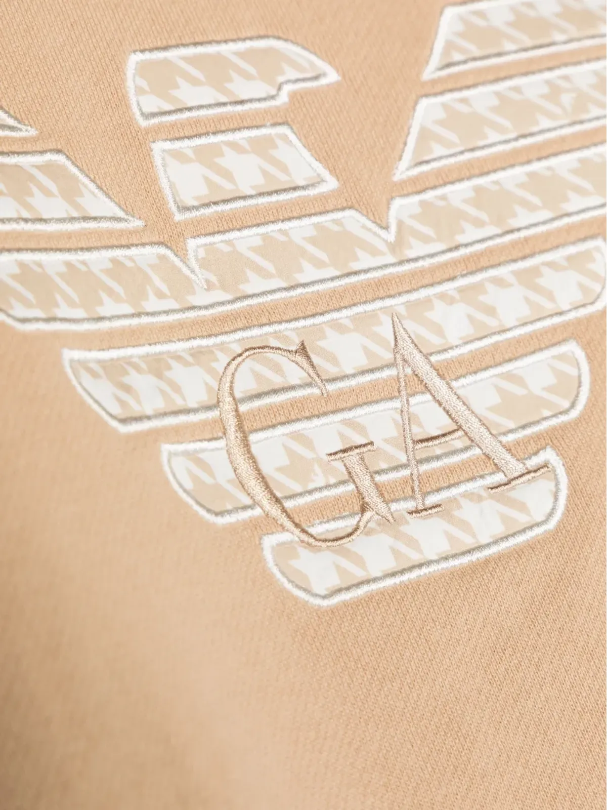 Emporio Armani Kids ロゴパッチ コットン スウェット - Brown - 画像3