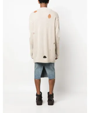 MM6 Maison Margiela ディストレストエフェクト ニットジャンパー - サムネイル4