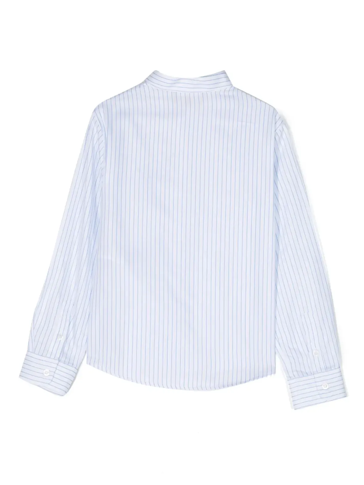 Emporio Armani Kids ストライプ柄コットン長袖シャツ - 画像2