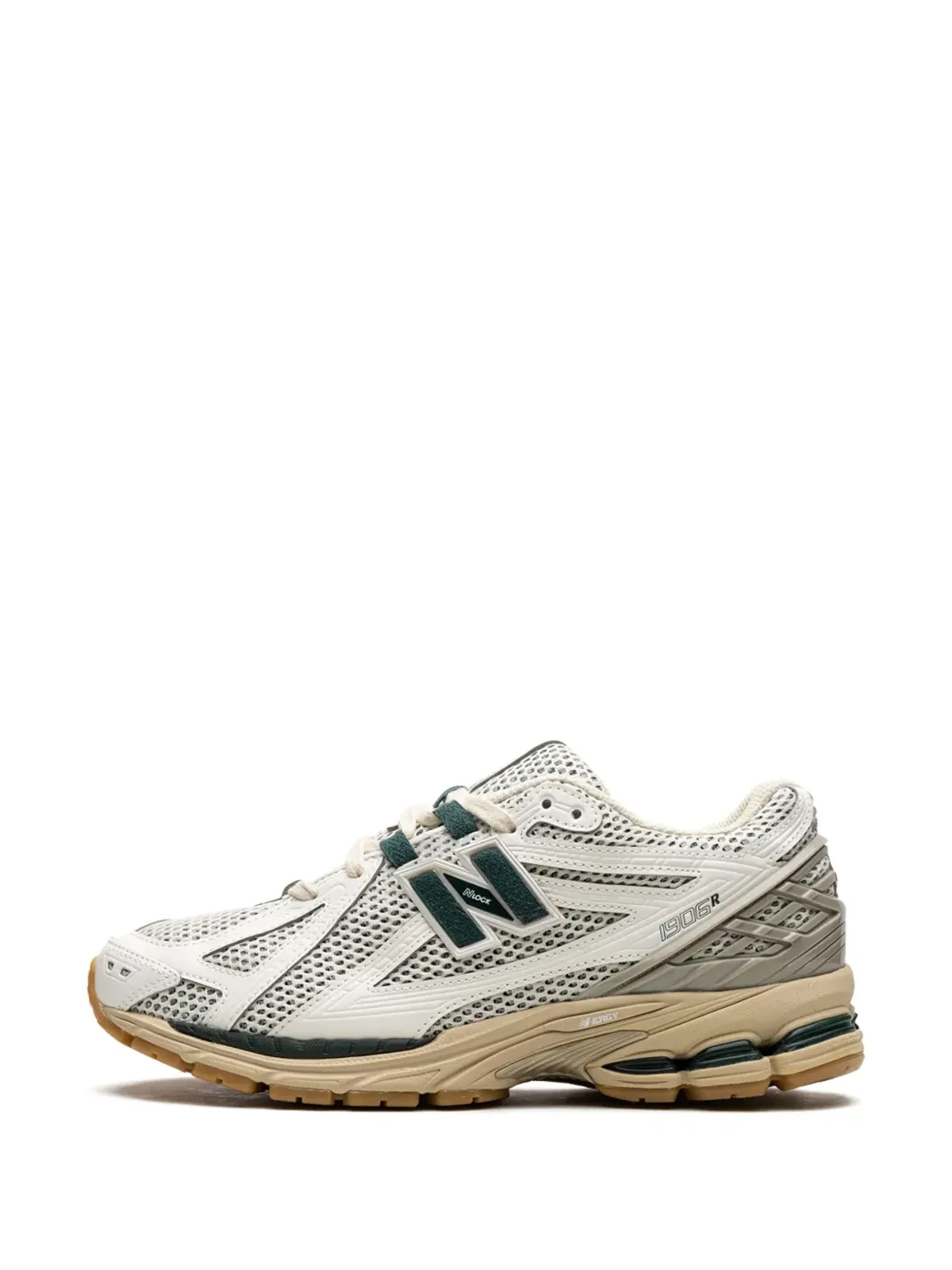 New Balance 1906R ホワイト/グリーン/クリーム スニーカー - 画像5