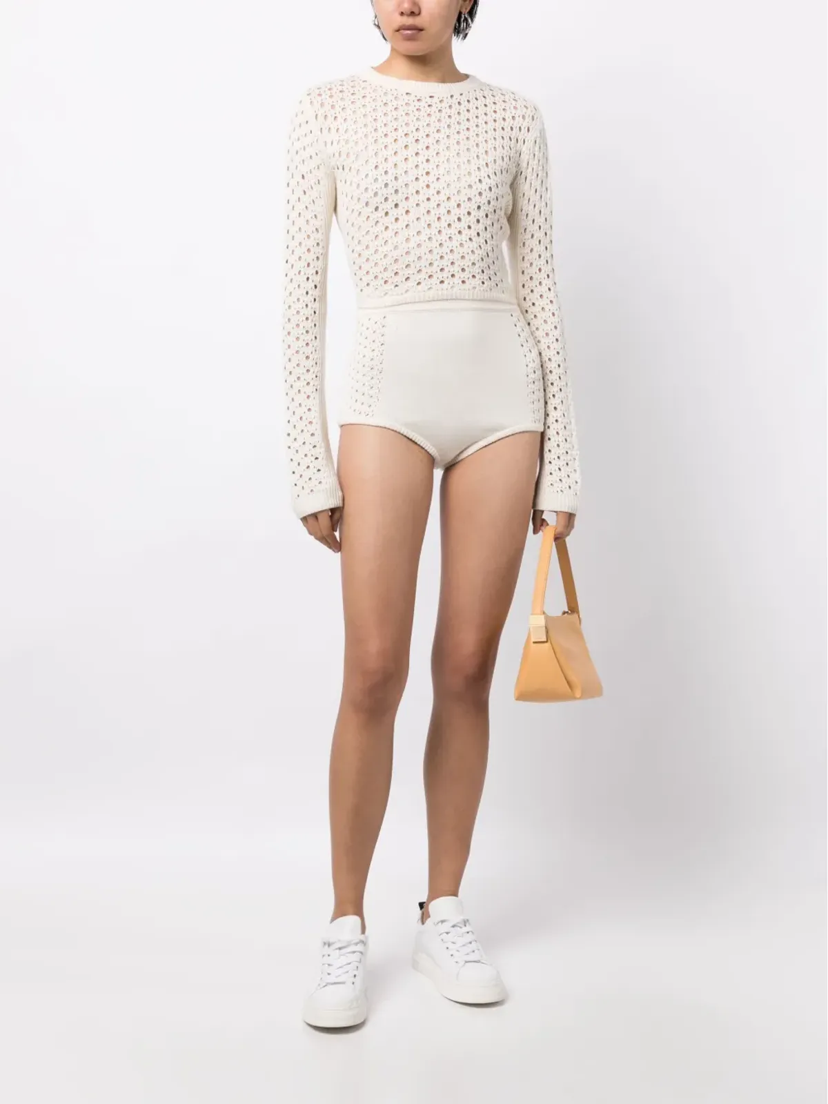 Cashmere In Love キラ クロシェニット ショートパンツ - 画像2