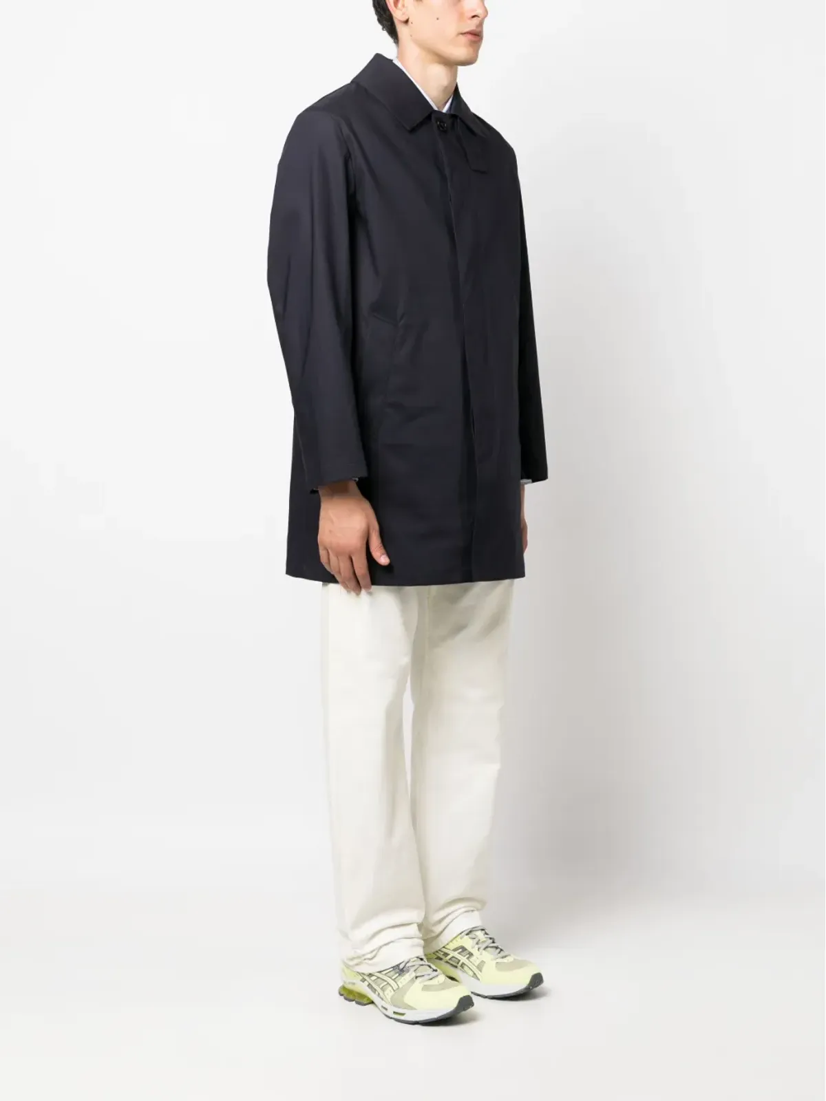 Mackintosh シングルブレスト コットン レインコート - 画像3