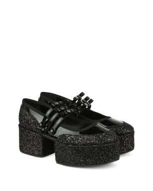 Noir Kei Ninomiya グリッター付きプラットフォーム メアリジェーン - サムネイル2