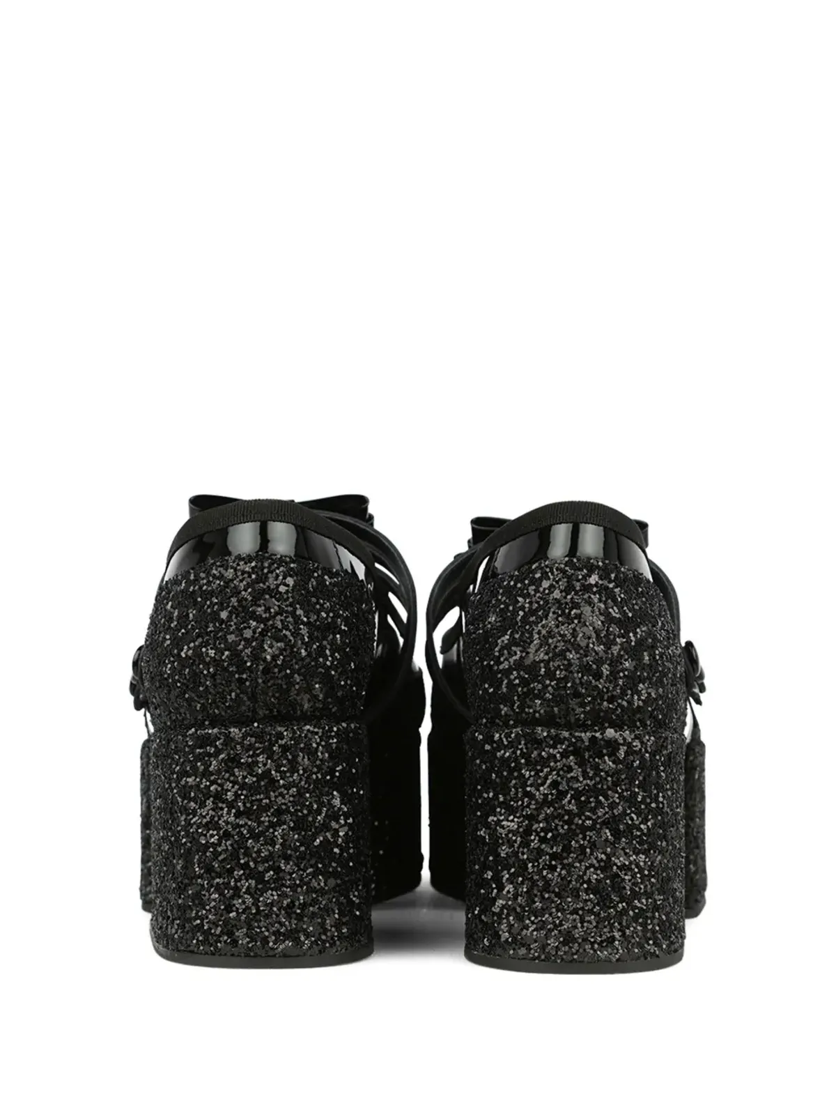 Noir Kei Ninomiya グリッター付きプラットフォーム メアリジェーン - 画像3