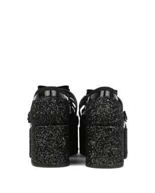 Noir Kei Ninomiya グリッター付きプラットフォーム メアリジェーン - サムネイル3