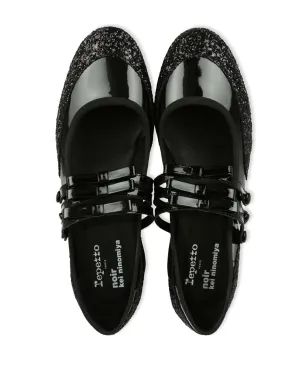 Noir Kei Ninomiya グリッター付きプラットフォーム メアリジェーン - サムネイル4