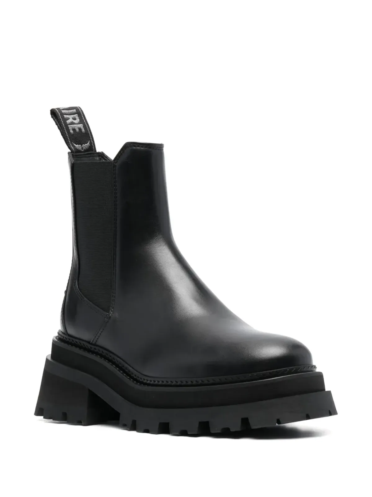 Zadig&Voltaire ラウンドトゥ レザー チェルシーブーツ - 画像2