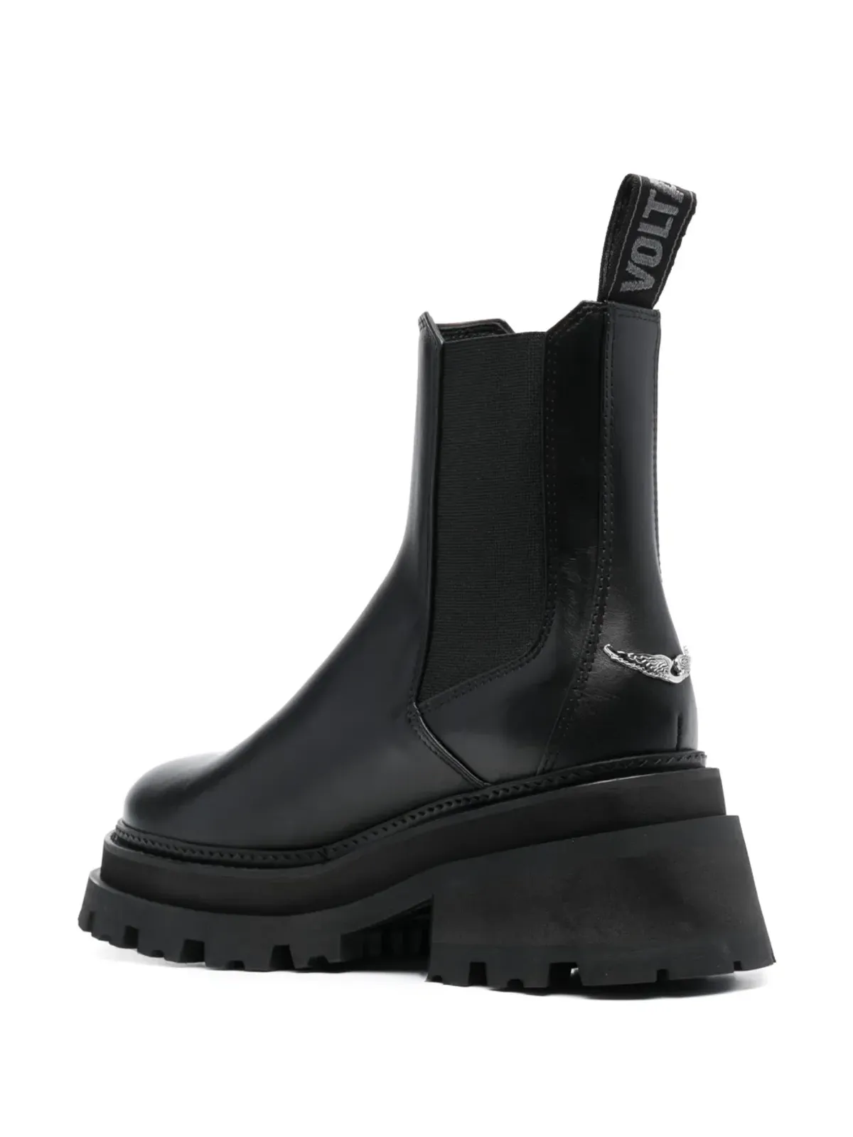 Zadig&Voltaire ラウンドトゥ レザー チェルシーブーツ - 画像3