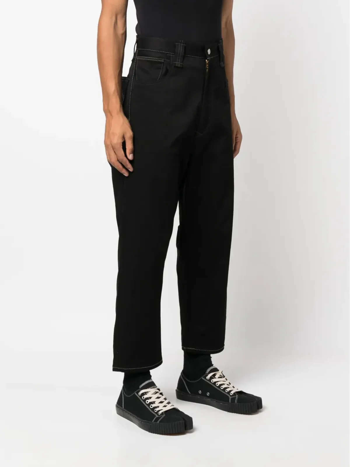 Junya Watanabe MAN × Levi's ミッドライズ クロップドパンツ - 画像3