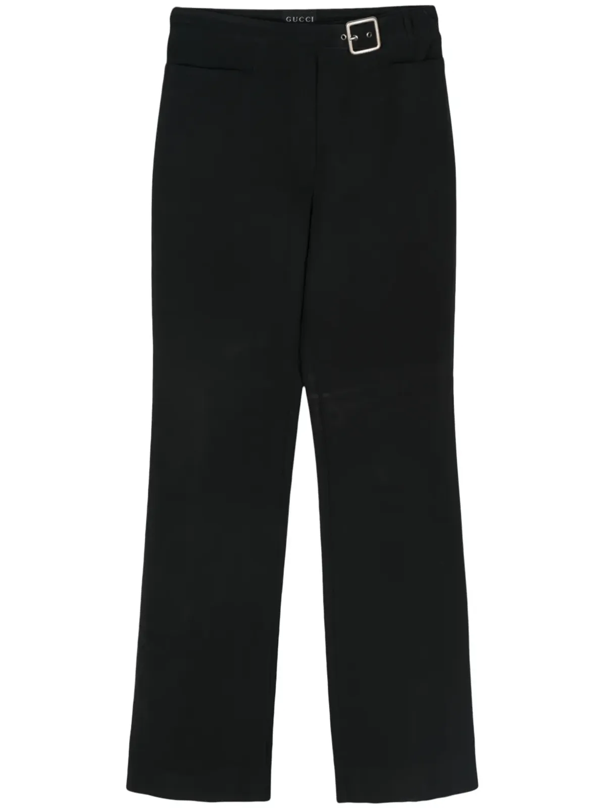 Gucci Pre-Owned 2000年代 ロゴバックルパンツ - 画像1