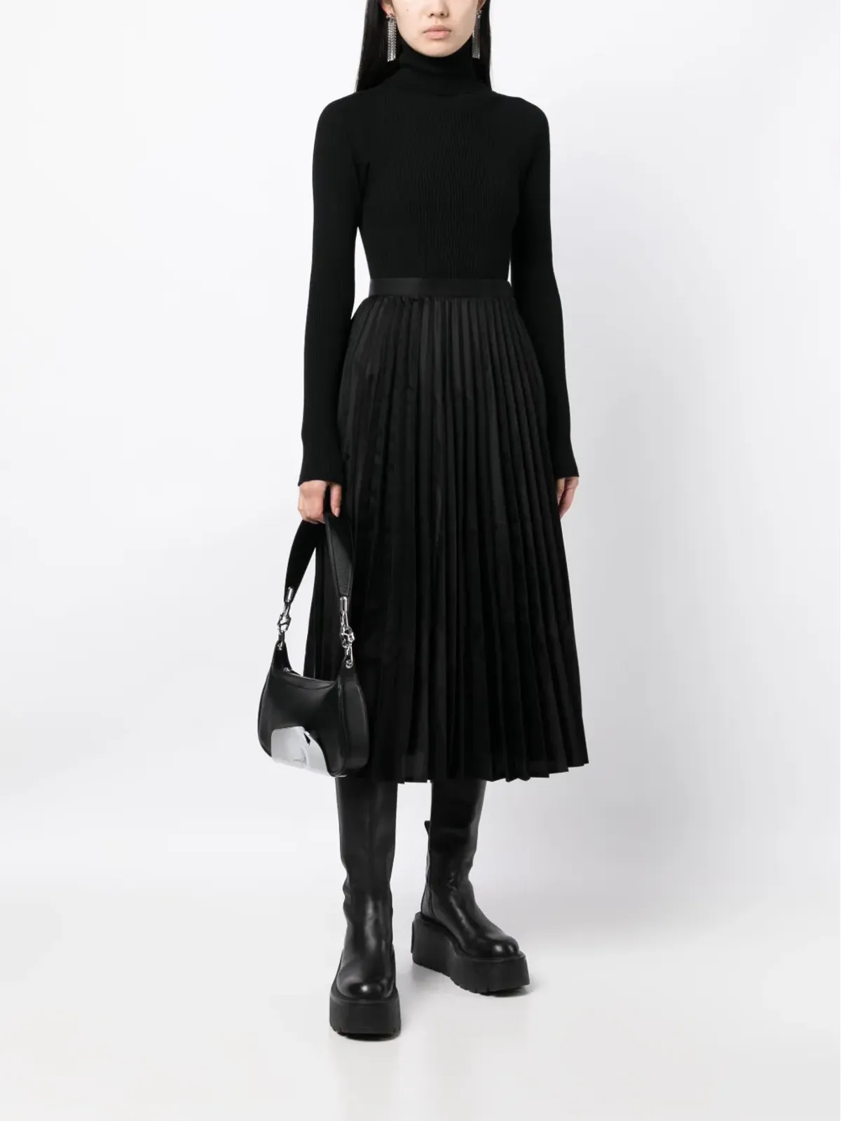Junya Watanabe 高腰プリーツスカート - 画像2