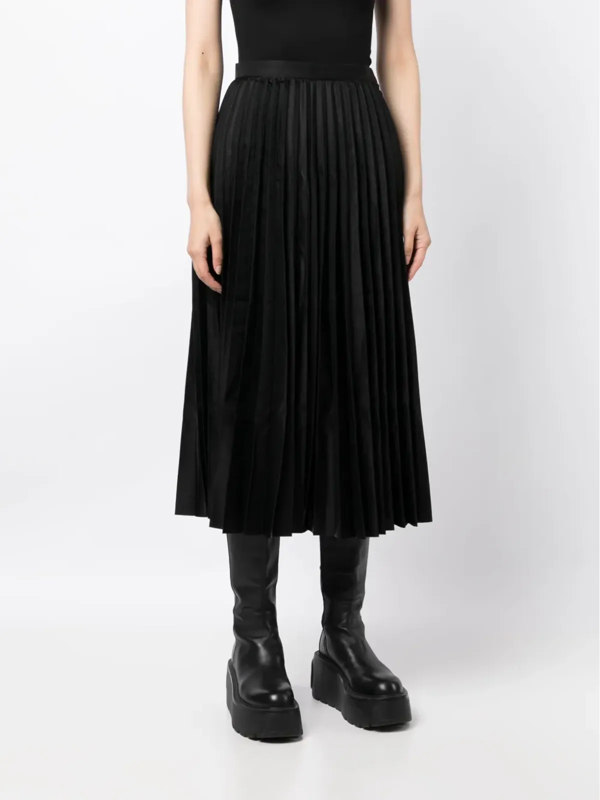 Junya Watanabe 高腰プリーツスカート - 画像3
