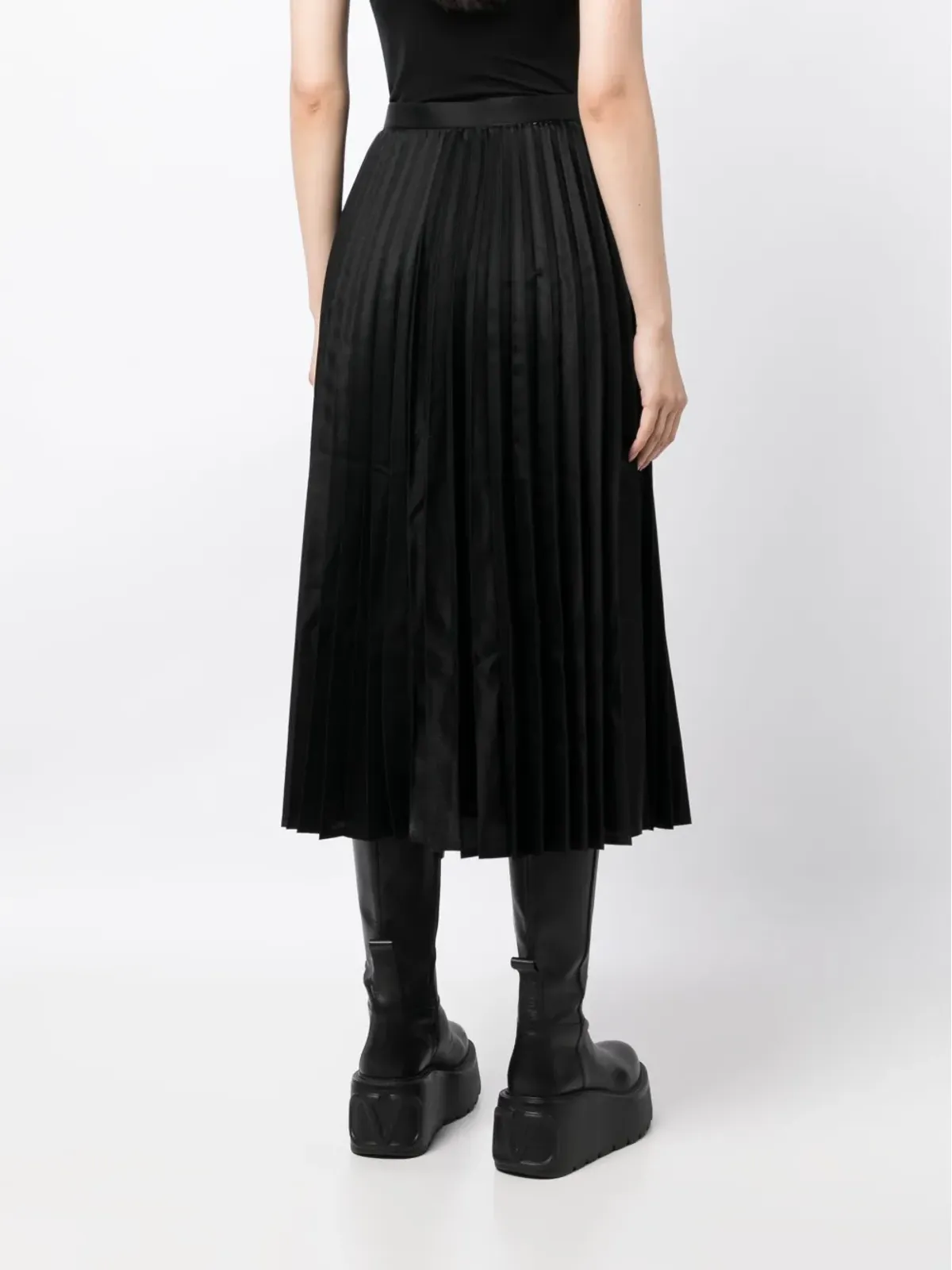 Junya Watanabe 高腰プリーツスカート - 画像4