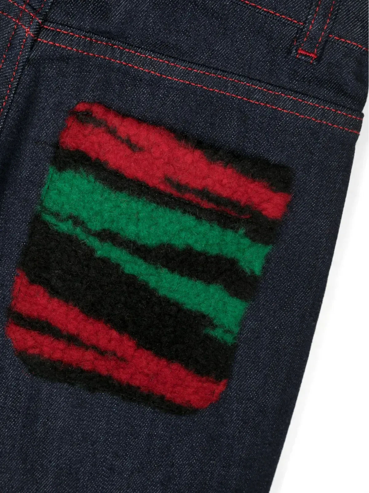 Missoni Kids ロゴ刺繍入りストレートジーンズ - 画像3