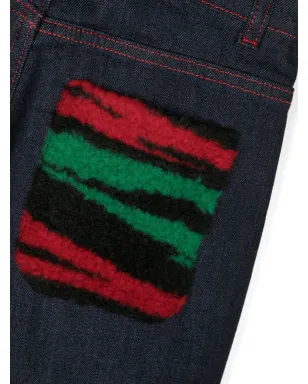 Missoni Kids ロゴ刺繍入りストレートジーンズ - サムネイル3