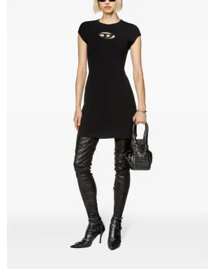 Diesel D-Angiel cut-out T-shirt minidress - Black - サムネイル1