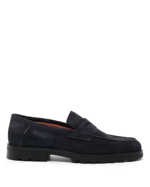 Santoni アーモンドトゥ ペニーローファー - サムネイル1