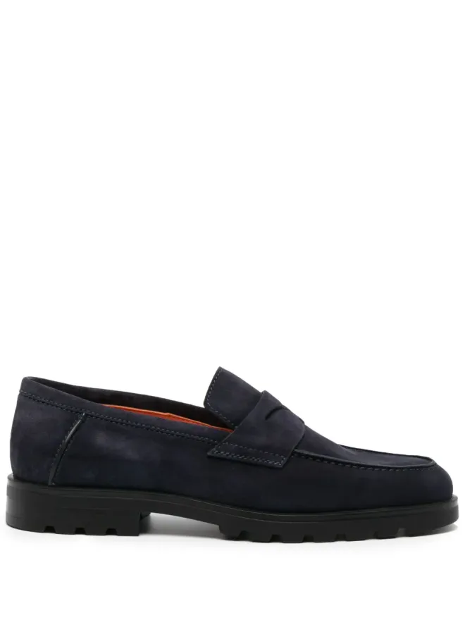 Santoni Santoni アーモンドトゥ ペニーローファーの商品画像