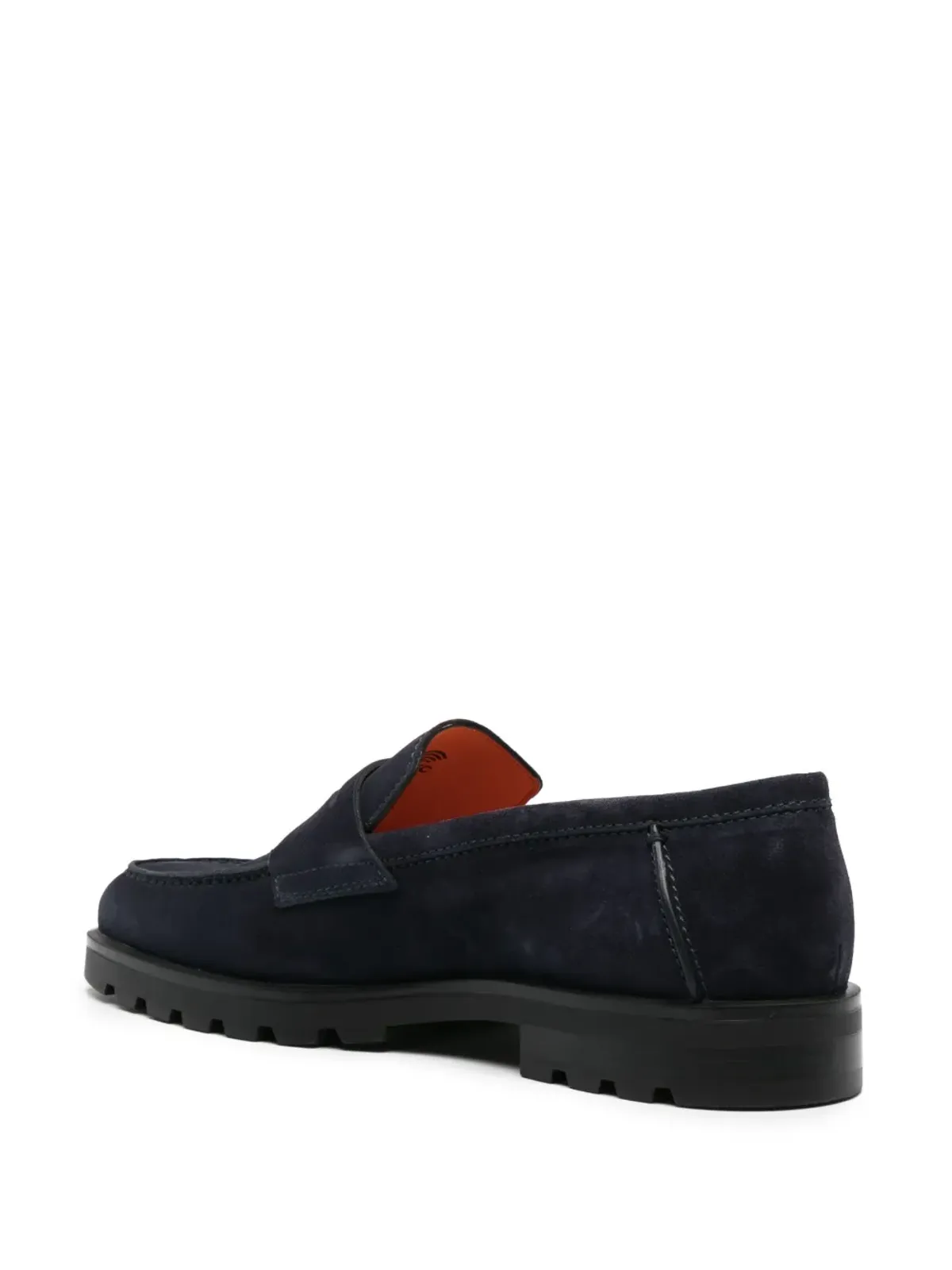 Santoni アーモンドトゥ ペニーローファー - 画像3