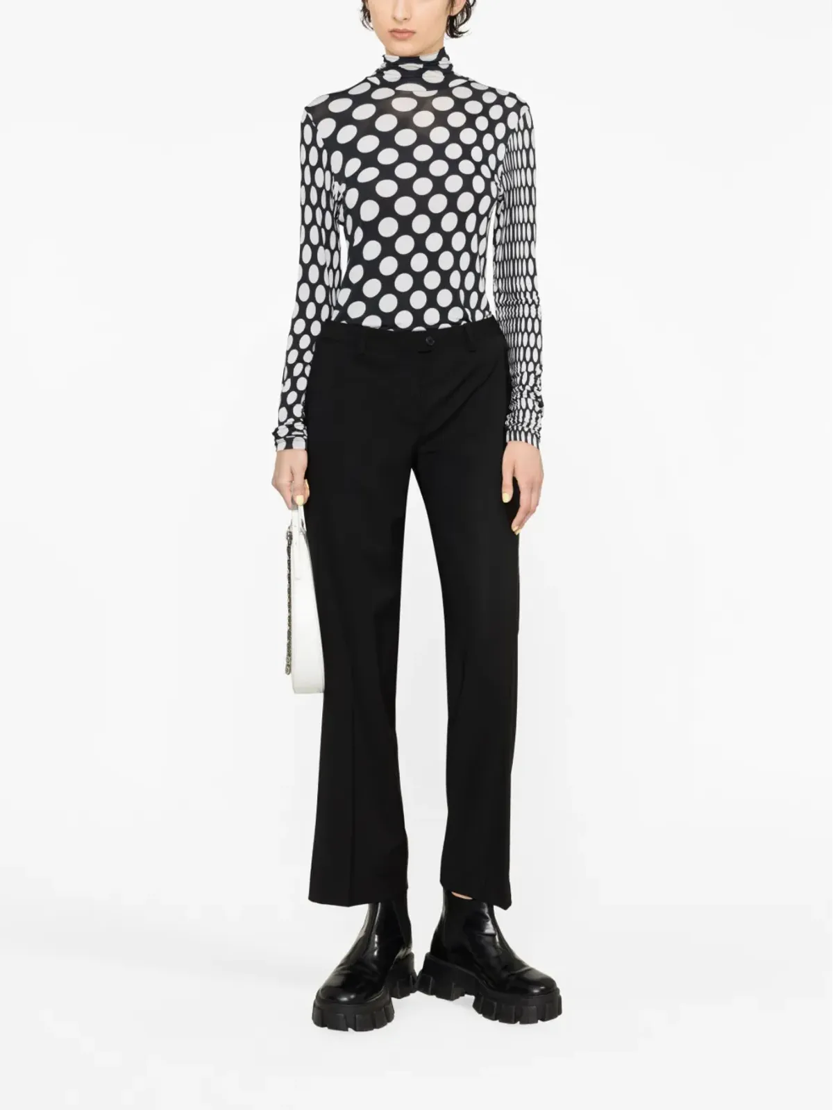 Christian Dior Pre-Owned クロップド テーラードパンツ - 画像2