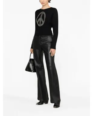 MOSCHINO JEANS スタッズ付きピースシンボル セーター - サムネイル2