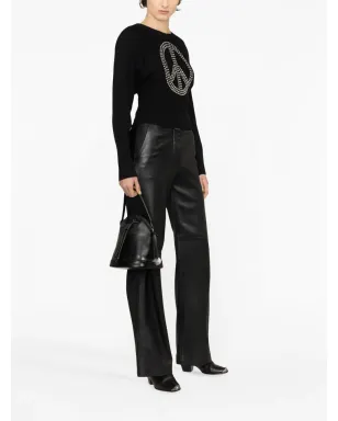 MOSCHINO JEANS スタッズ付きピースシンボル セーター - サムネイル4