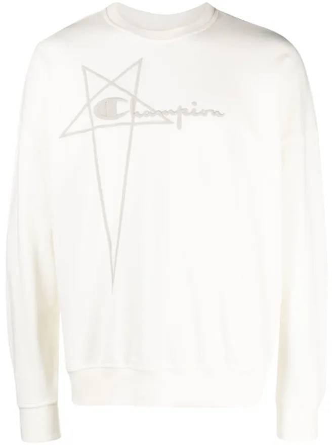Rick Owens X Champion Rick Owens X Champion 刺繍ロゴ コットン スウェットシャツの商品画像