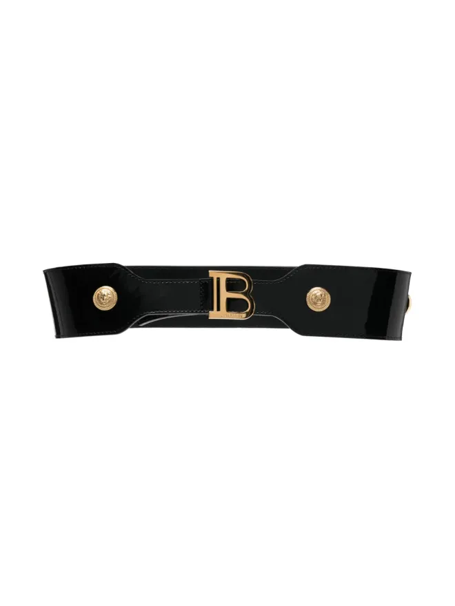 Balmain Kids Balmain Kids ロゴバックル レザーベルトの商品画像