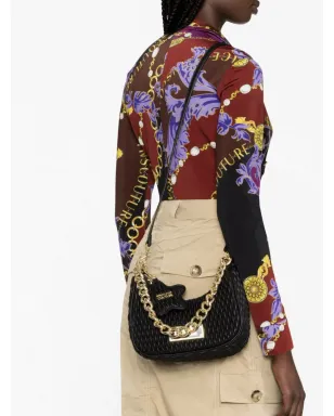 Versace Jeans Couture ロゴプレート付きキルティングショルダーバッグ - サムネイル3