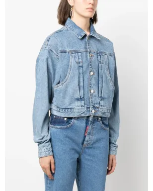 MOSCHINO JEANS クロップドデニムジャケット - サムネイル3
