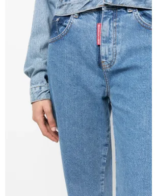 MOSCHINO JEANS ツートーンストレートジーンズ - サムネイル5