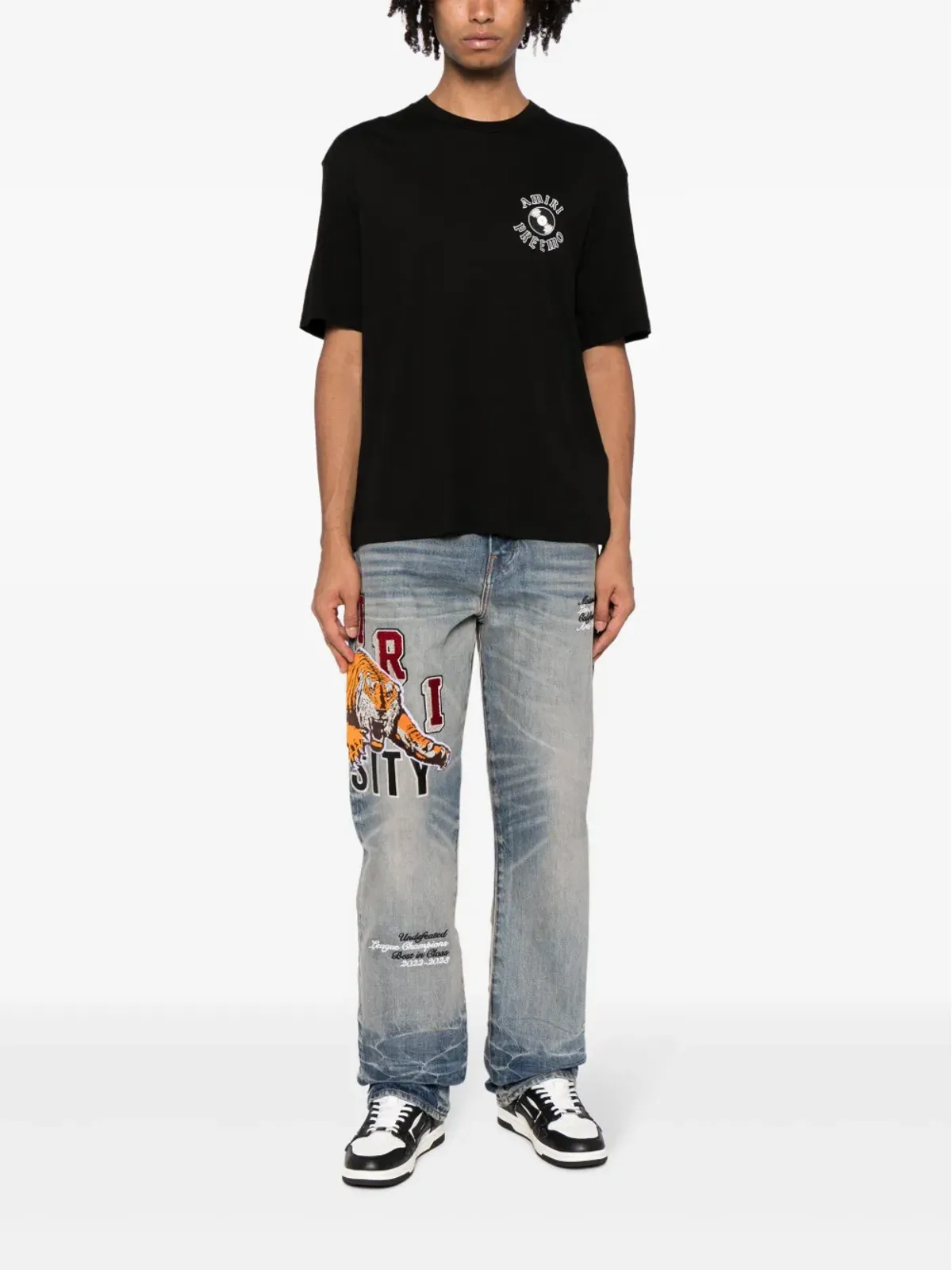 AMIRI Varsity Tiger ストレートレッグジーンズ - 画像2