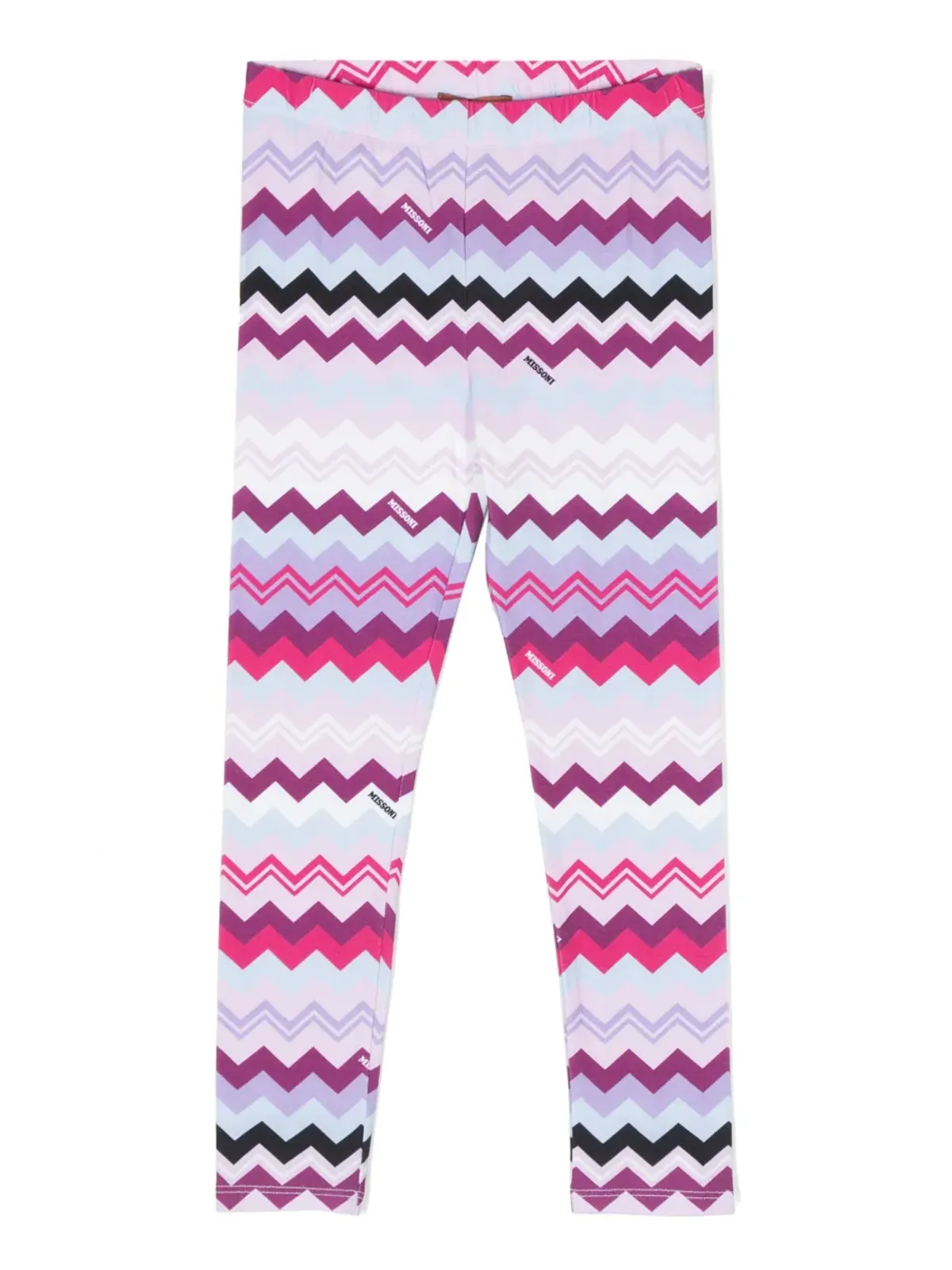 Missoni Kids ジグザグプリント ジャージーレギンス - 画像1