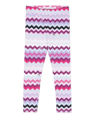Missoni Kids ジグザグプリント ジャージーレギンス - サムネイル1